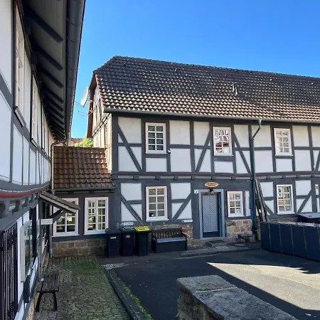 Ferienwohnung Burgsitz Spangenberg Exterior foto